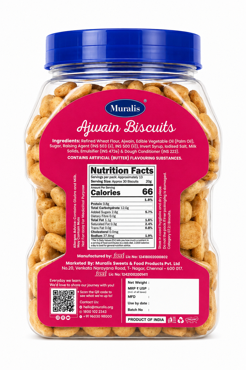 Ajwain Biscuits 200g