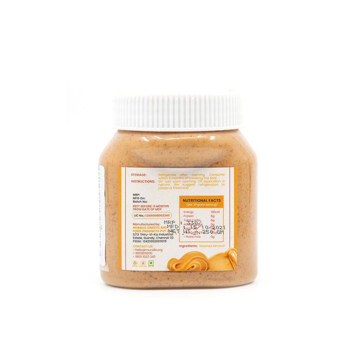 Almond Butter Smooth & Creamy 200Gms