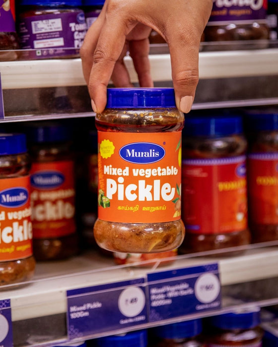 Mixed Vegetable Pickle - With Garlic 400Gms