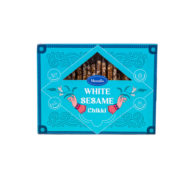 White Sesame Chikki - 20pcs