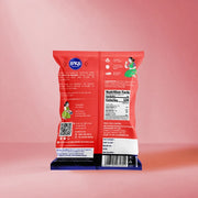 Back of Ribbon Pakoda packet showing ingredients nutrition facts and product information
