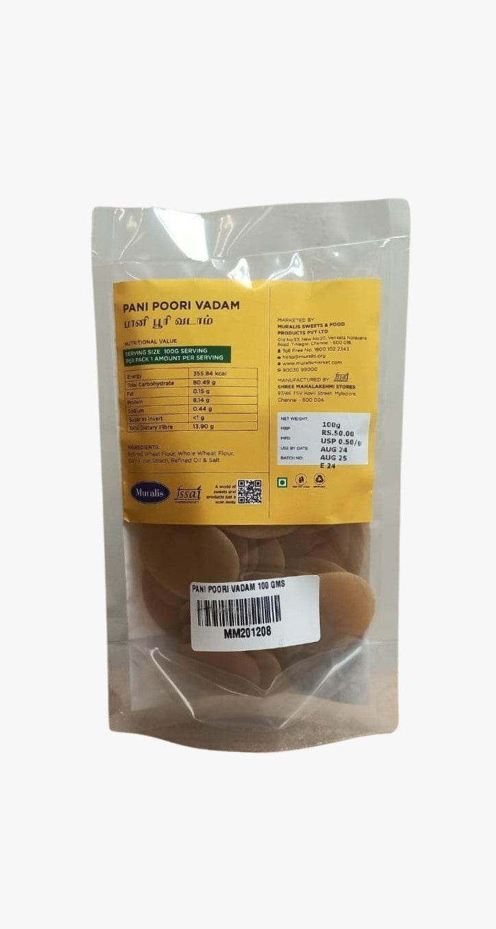 PANI POORI VADAM 100gms