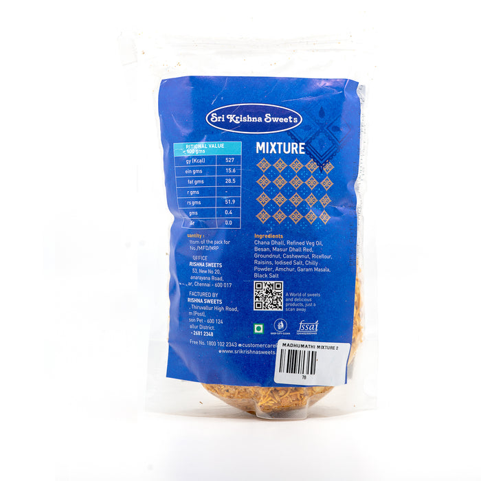 Madhumathi Mixture 250g — Muralis Sweets and Food Products Private Limited