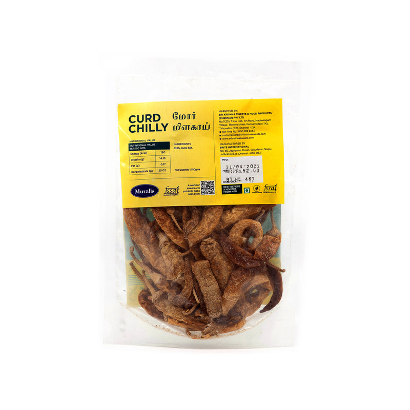 Curd Chillies 100G