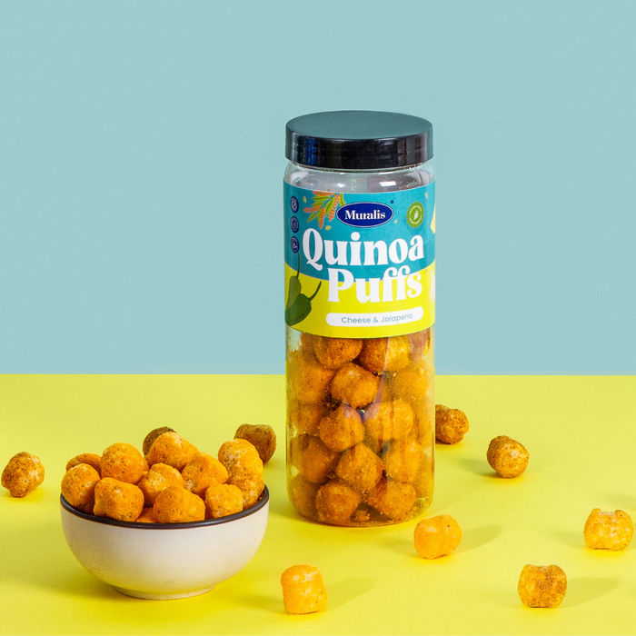 Quinoa Puff Cheese & Jalapeno 100 Gms